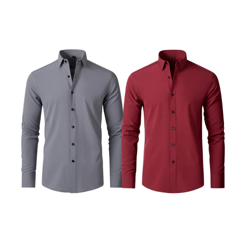 [COMPRÁ 1 Y LLEVATE 2] Camisa Executive Platinum + Reloj de Regalo