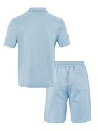 Conjunto Riviera Elite | Textura Premium 3D y Frescura Absoluta en Verano