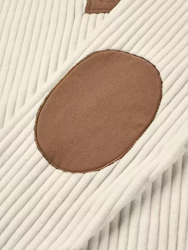 Pulóver El Palermo · Pana con Panel de Cuero