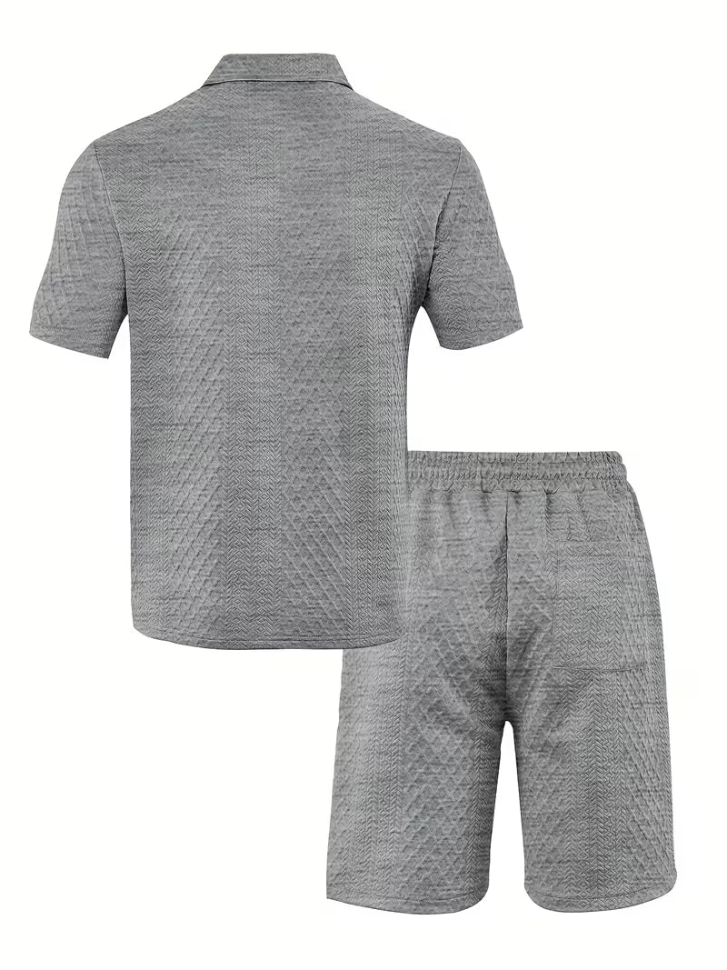 Conjunto Riviera Elite | Textura Premium 3D y Frescura Absoluta en Verano