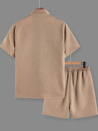 [BUY 1 GET 1 FREE] Lisbon Premium Shirt & Shorts Set