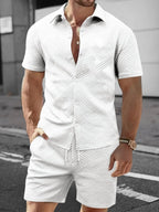 [BUY 1 GET 1 FREE] Lisbon Premium Shirt & Shorts Set