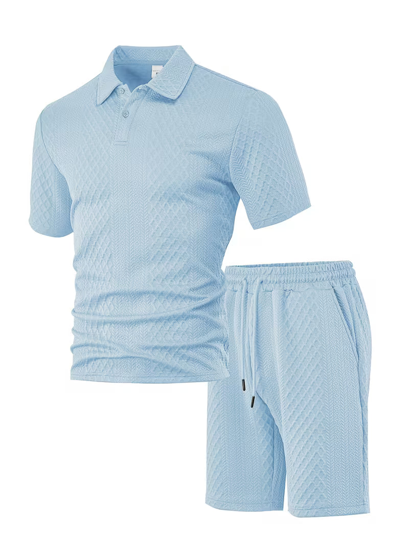 Conjunto Riviera Elite | Textura Premium 3D y Frescura Absoluta en Verano