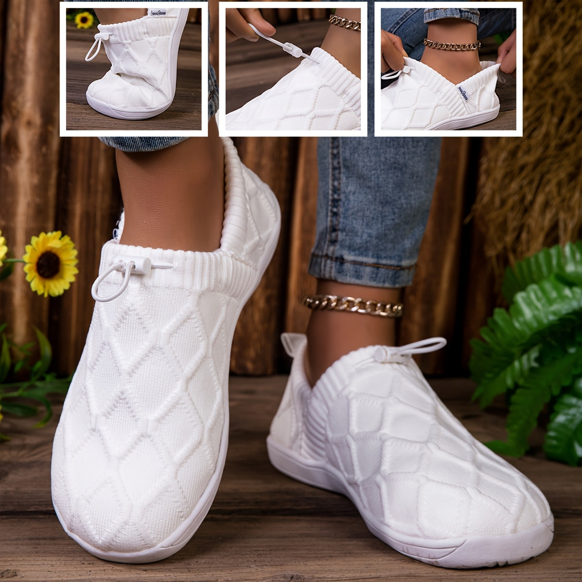 Tenis Comfort Textura Diamante — Edición Limitada 54% OFF
