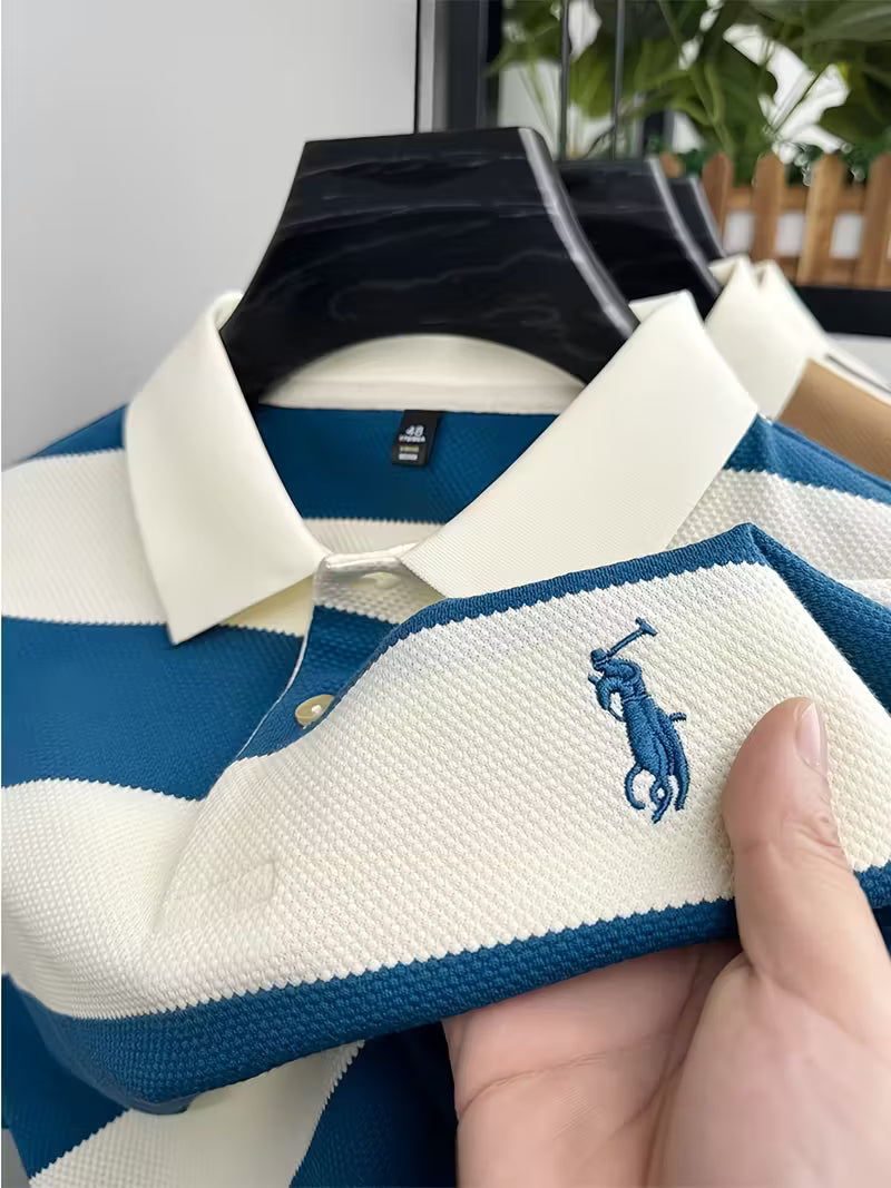 [LLEVÁ 2 AL PRECIO DE 1] – Polo Rayas Premium™ | Casual, Moderno y Fachero