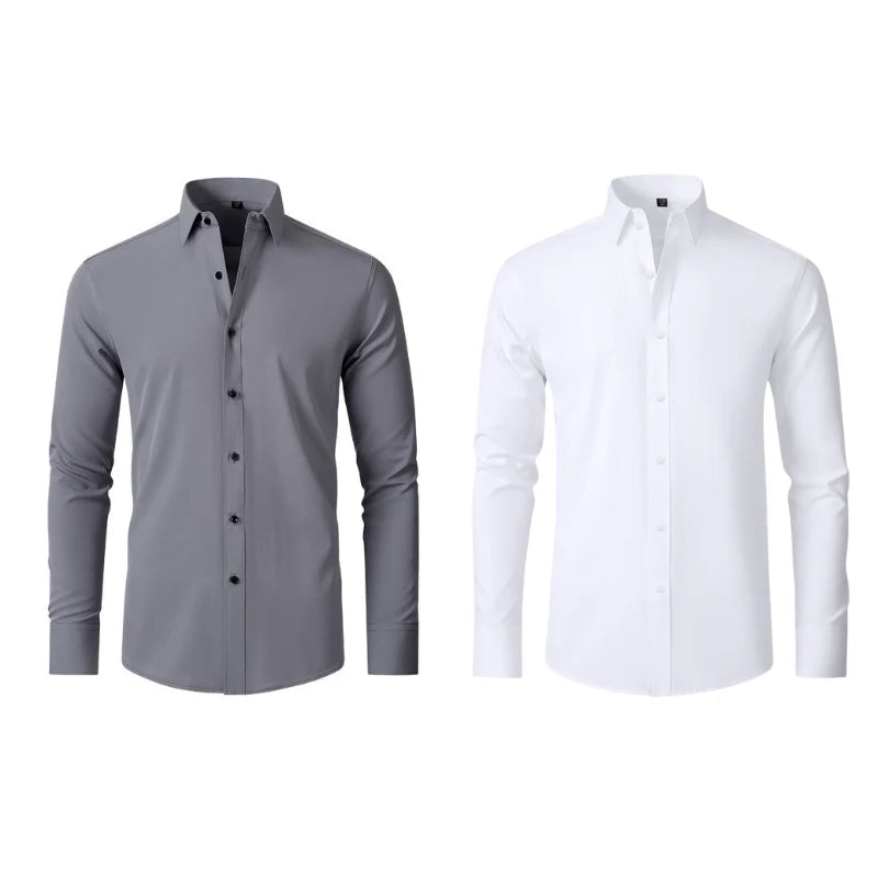 [COMPRÁ 1 Y LLEVATE 2] Camisa Executive Platinum + Reloj de Regalo